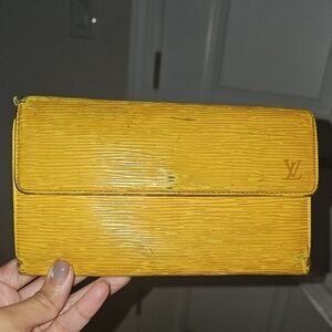 Louis Vuitton Mustard Yellow Clutch